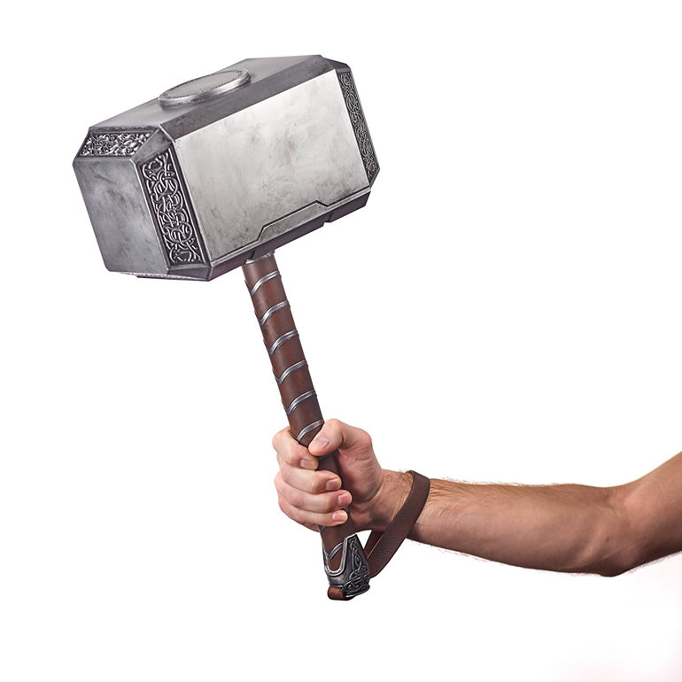 marvel legends thor hammer review